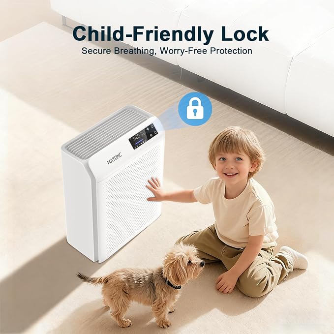 HEPA Air Purifiers for Home Large Room Up to 3500 Ft², Smart WiFi App Control - Image 2