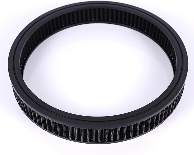 14"x2" Round Air Cleaner Filter Element High Flow Washable & Reusable Compatible by JGhyperX