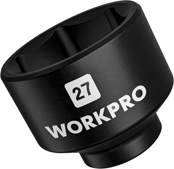 WORKPRO 27mm Oil Filter Socket Wrench, Oil Filter Removal Tool, Oil Filter by WORKPRO