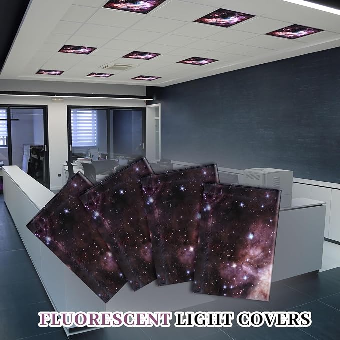 VIHOSE 4 Pcs 2 x 2 Feet Fluorescent Light Covers - Image 6