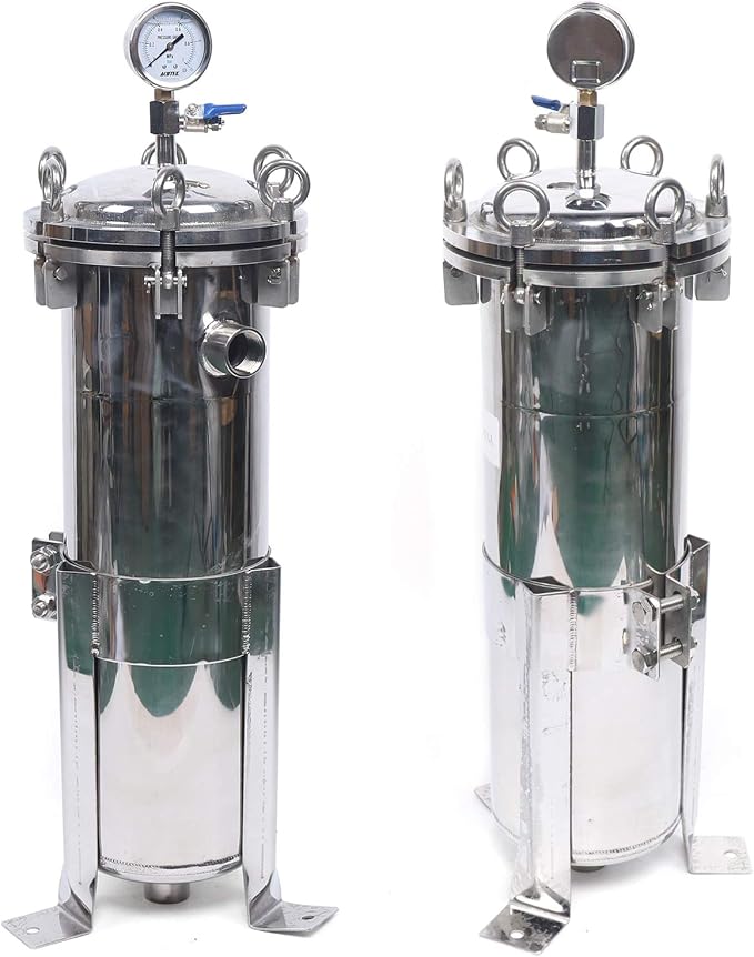 304 Stainless Steel Bag Filter Housing, Industrial Process Filter Housings - Image 6