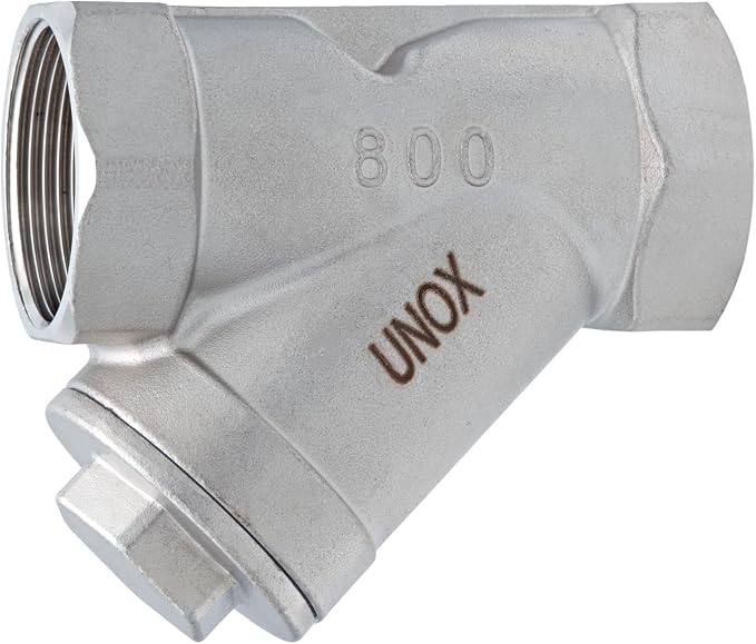 UNOX 1 1/4" Y-Type Stainless Steel Industrial Strainer - Image 4
