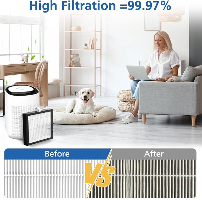 4 Pack DH02 Replacement Filter Compatible - Image 8