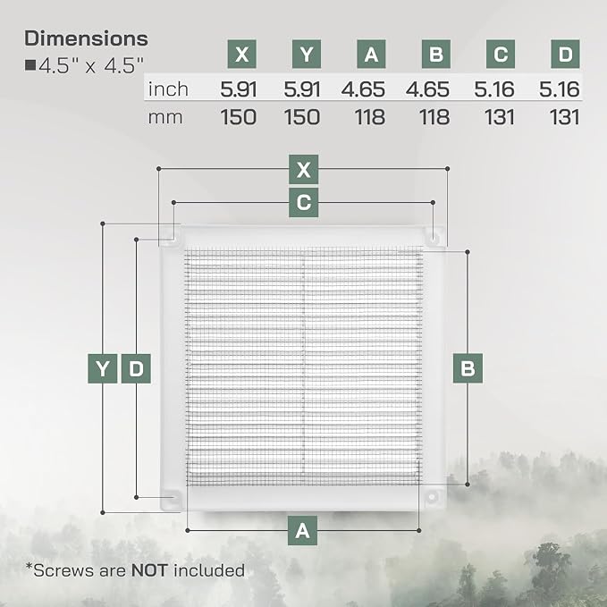 Vent Systems 4.5" x 4.5" Inch - Image 2