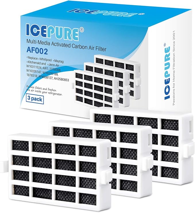 ICEPURE W10311524 Upgraded Refrigerator Air Filter Replacement by ICEPURE