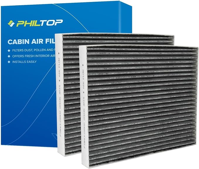 PHILTOP HEPA Cabin Air Filter w/Activated Carbon, Compatible by PHILTOP