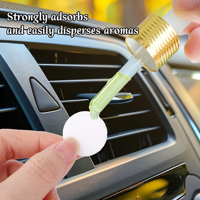 50pcs Diffuser Refill Pads, 0.9in/23mm Unscented Aroma Replacement Pads - Image 6