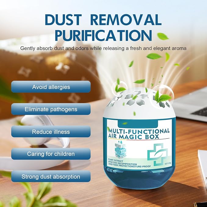 Indoor Air Purification Dust Removal Magic Box, Long-Lasting Freshness - Image 4