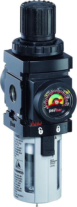ARO P39124-600-VS Air Filter-Regulator Piggyback, 1/4" NPT by IngersollRand