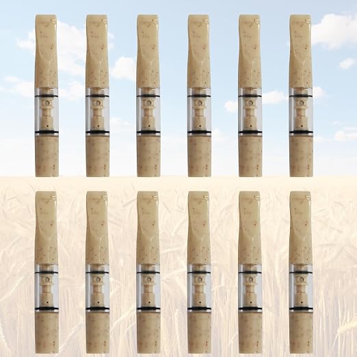 Cigarette Filters Wheat Straw 12pcs Cigarette Holder Reusable Clean Tar Tobacco by CaLeQiEverydayLifeAssistant