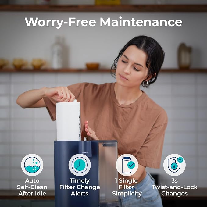 Bluevua RO100ROPOT-Travel Reverse Osmosis System Countertop Water Filter - Image 6