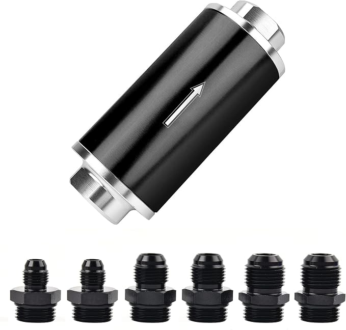 EVIL ENERGY Inline Fuel Filter 100 Micron by EVILENERGY