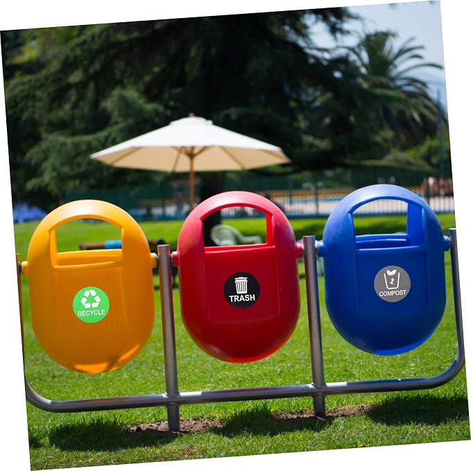 9pcs Trash Can Classification Stickers Decals - Image 5