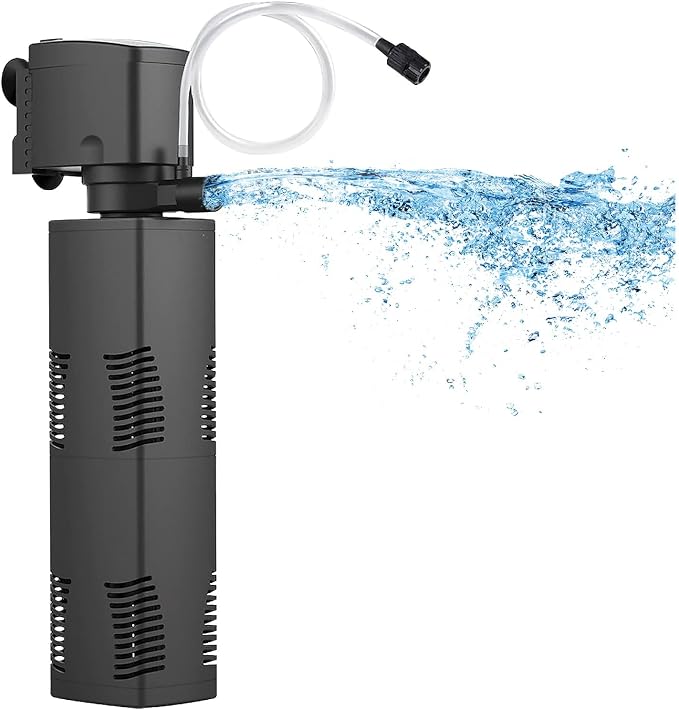 TARARIUM Aquarium Filter for 55-150 Gal. Tank Crystal 300GPH Biochemical by TARARIUM
