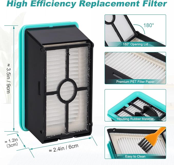 3831 Crosswave Roller Brush Filter Replacement - Image 4