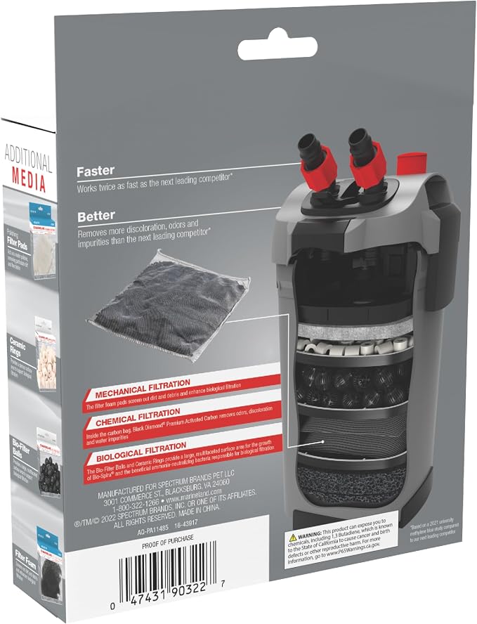 Marineland Carbon Bags, Support Chemical Aquarium Filtration, Rite-Size S - Image 3