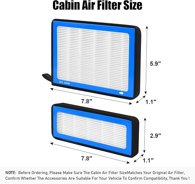 CF12157, Cabin Air Filter with activated carbon particle - Image 2
