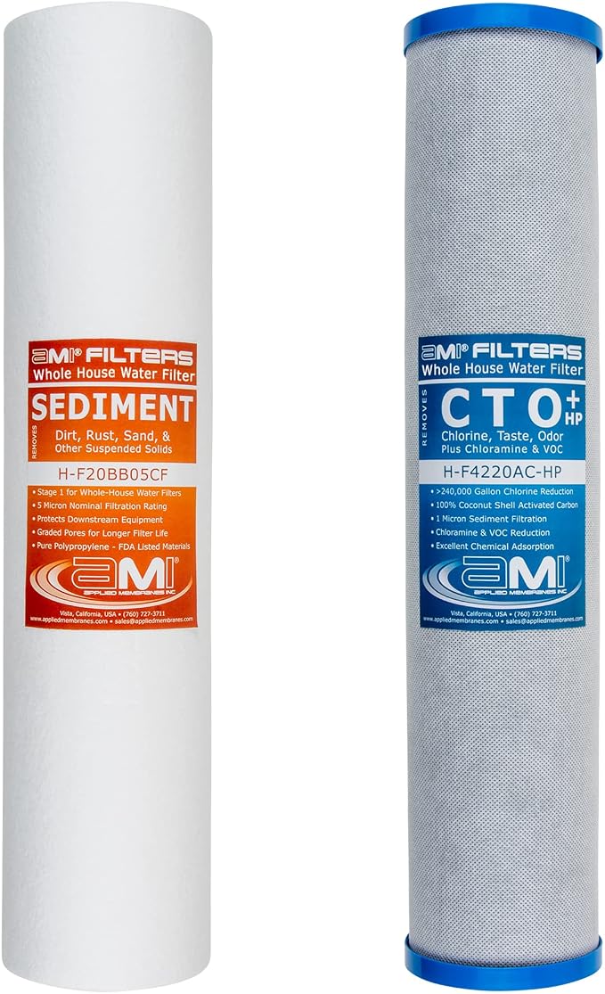 APPLIED MEMBRANES INC. Whole House Water Filter Replacement Filter Cartridge by AppliedMembranesInc