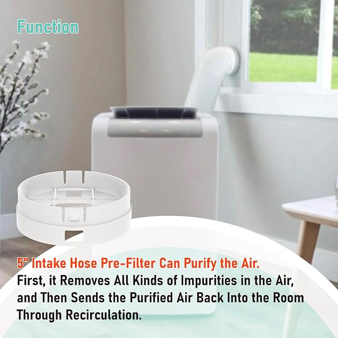 Intake Hose Air Filter for Whynter ARC-14S Portable Air Conditioner, Replace - Image 6