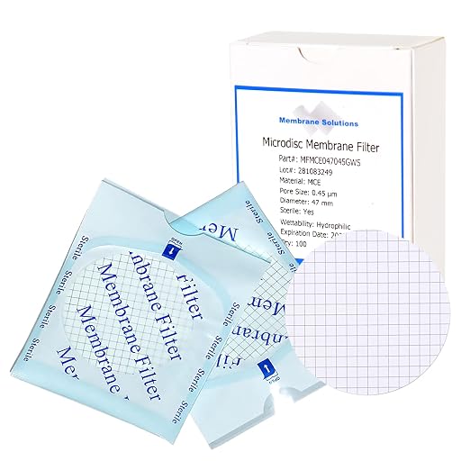 Membrane Solutions MCE Gridded Membrane Filter, Mixed Cellulose Esters Membrane by MembraneSolutions