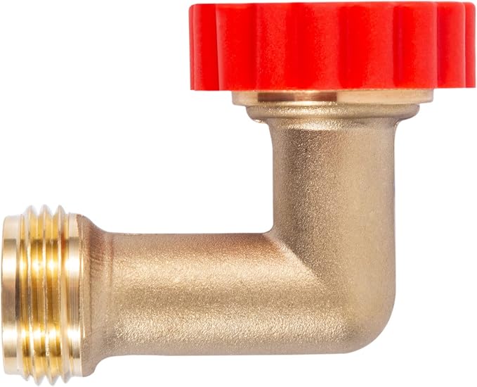 Lead-Free Brass 90 Degree Hose Saver, 90°Hose Elbow Fitting Quick Swivel - Image 9