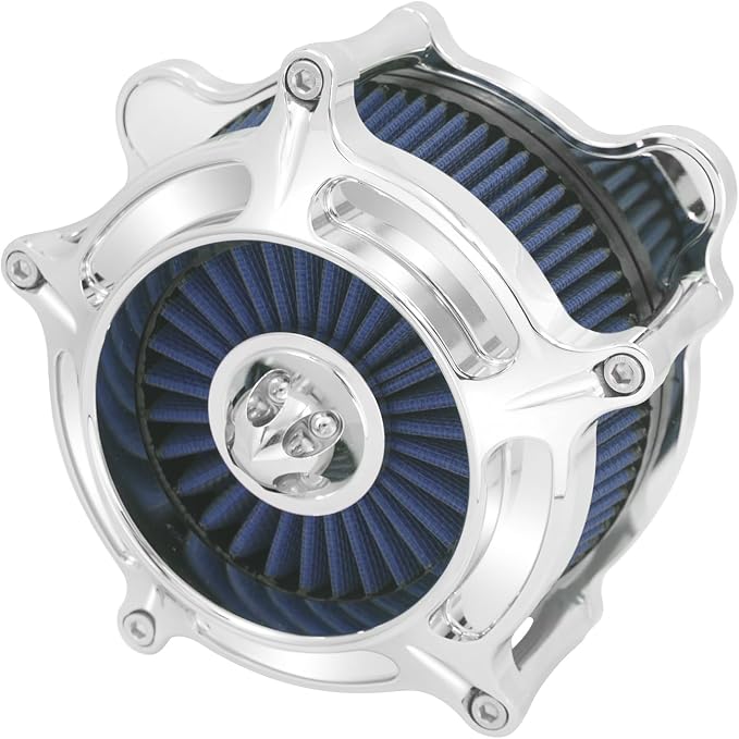 HDBUBALUS Motorcycle CNC Spike Air Cleaner Air Filter Intake System Fit - Image 4