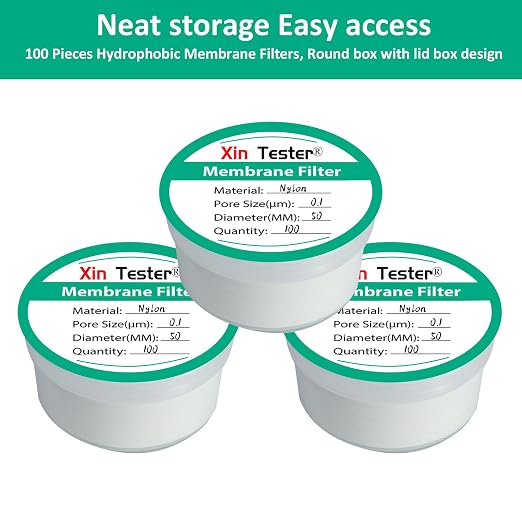 50 Nylon disc Membrane Filters Filter Pieces Nylon Disc Membrane Filters mm - Image 6