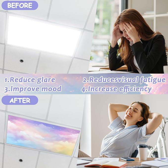 8 Pcs Fluorescent Light Covers - Image 3