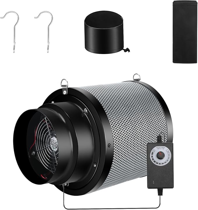 MELONFARM 6 inch Air Carbon Filter Smelliness Control by MELONFARM
