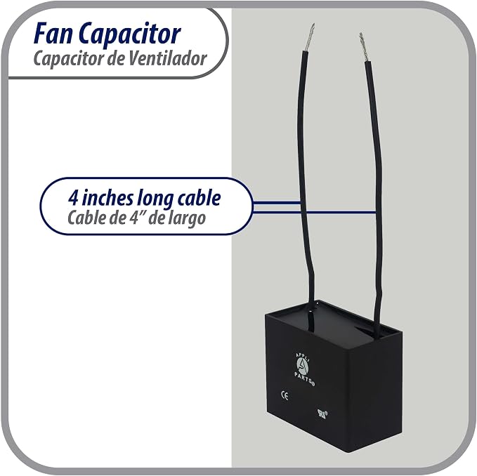 Appli Parts Fan Capacitor 5 mfd uf 250 VAC - Image 6