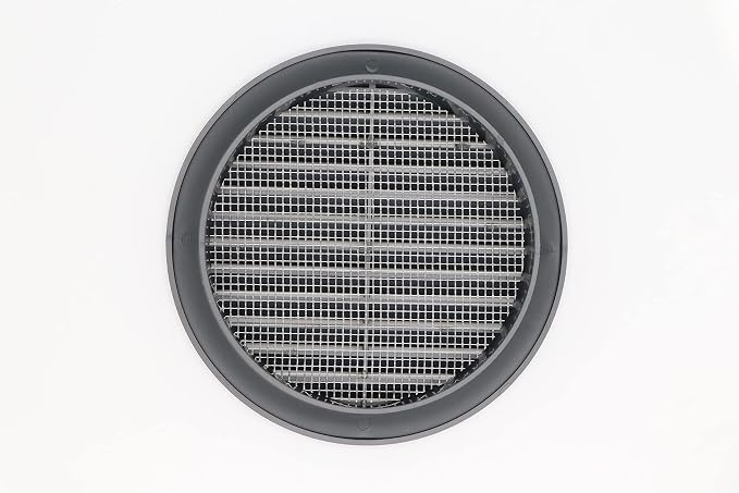 Graphite/Gray 5" Inch Round Ventilation Grille - Image 2