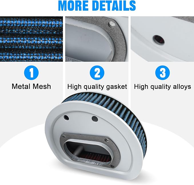 Motorcycle Air Filter 29462-99 1011-4208 High Flow Intake Cleaner Accessories - Image 3