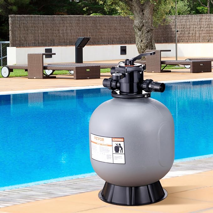 VEVOR 22 Inch Sand Filter, Above Inground Swimming Pool Sand System - Image 8