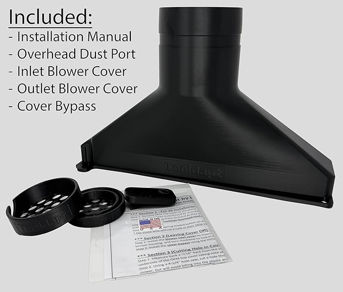 Improved Overhead Dust Port for DeWalt DW735 & DW735X - Image 2