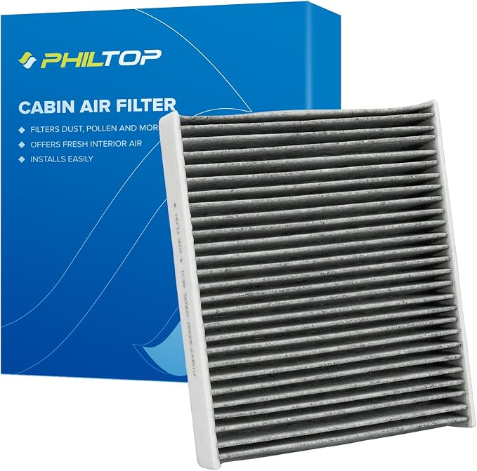 PHILTOP HEPA Cabin Air Filter w/Activated Carbon, Compatible by PHILTOP
