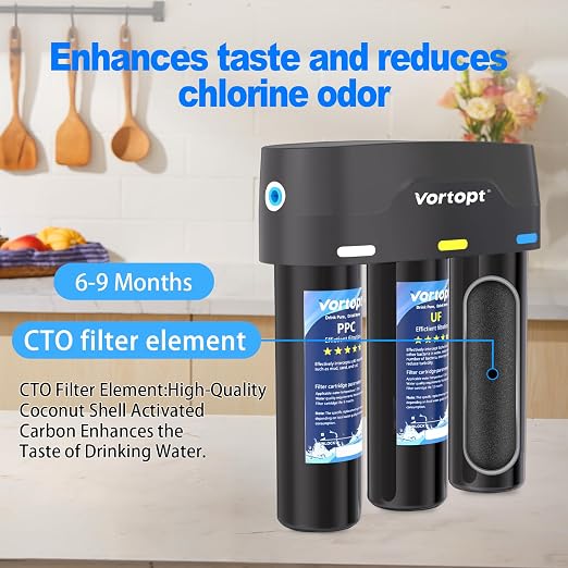Vortopt Under Sink Water Filter, - Image 4