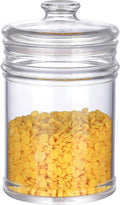 50oz Reinforced Medium Acrylic Storage Jar, Airtight Lid Cookie Jar | Ideal Canisters for Cookies, Dried Fruits, Nuts, Herbs,Cereals,etc
