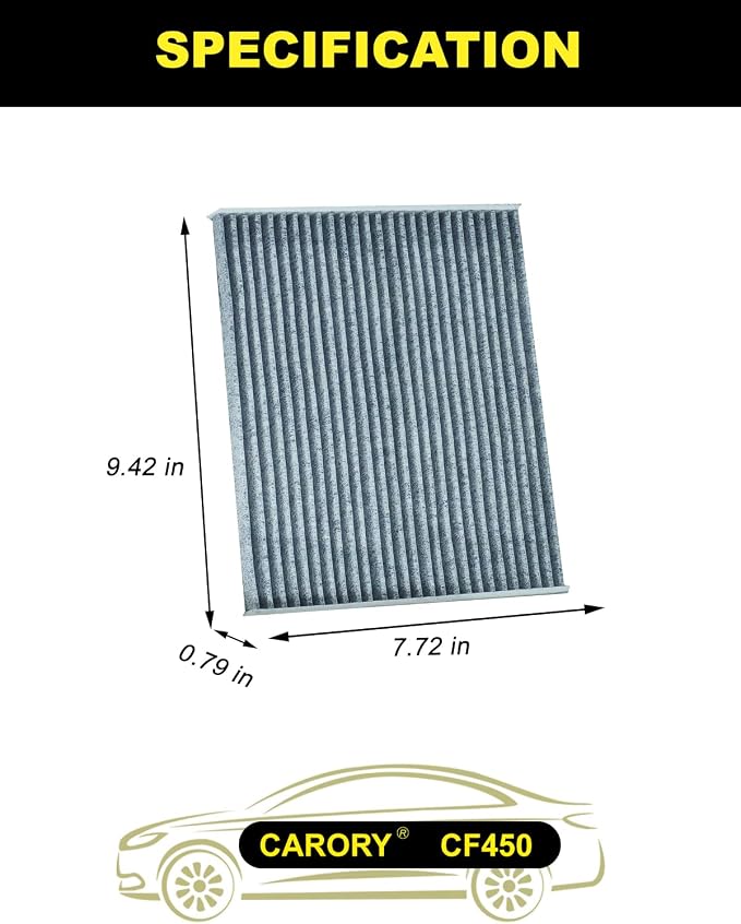 Cabin Air Filter for Jeep Wrangler 2018-2025, Gladiator（GAS ONLY - Image 2