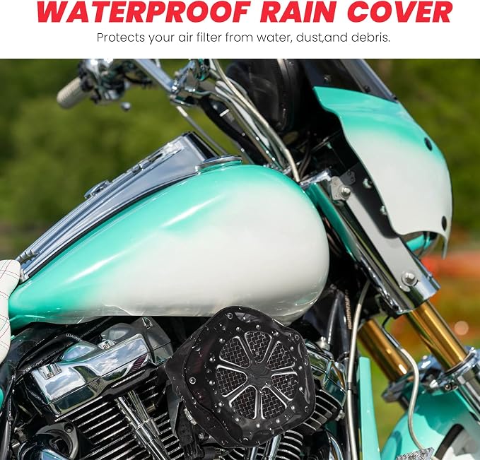 Harley M8 Air Filter, High-Flow Air Filter compatible - Image 7