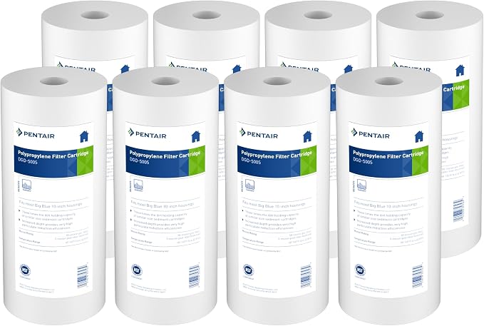 Pentair Pentek DGD-5005 Big Blue Water Filter, 10-Inch Whole House Sediment by PENTAIRPENTEK