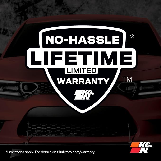 K&N High-Flow Original Lifetime Engine Air Filter: Increase Power: Premium - Image 7