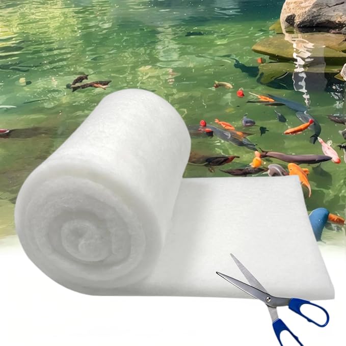 Aquarium Filter Floss 12"x72"x1" Thick Multi-Layer Filter Floss by GourragePro