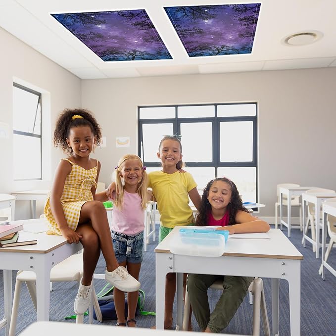 8PCS Fluorescent Light Covers, 4x2 Feet Magnetic Light Cover Fluorescent Lights - Image 7