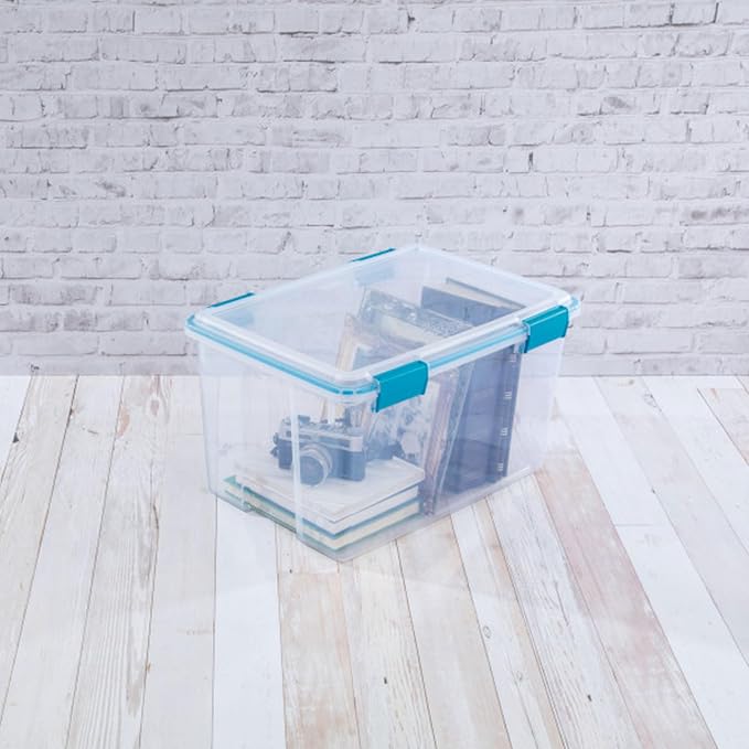 Sterilite 4 Pack Gasket Box, Weather-Resistant Storage Bins - Image 7