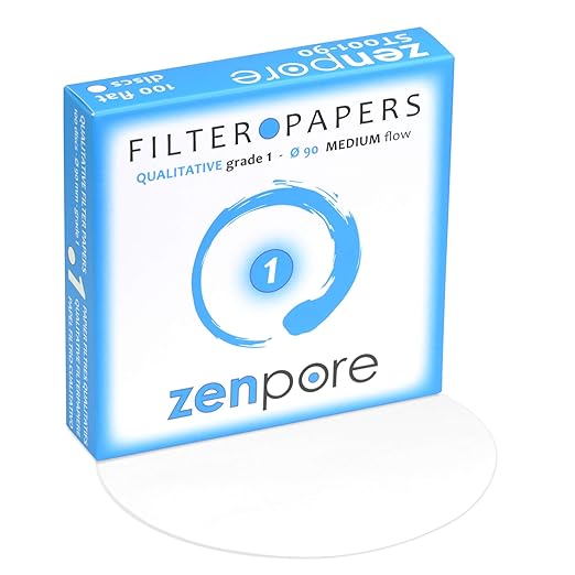 Qualitative Filter Paper 9 cm Lab Filter Paper by ZENPORE