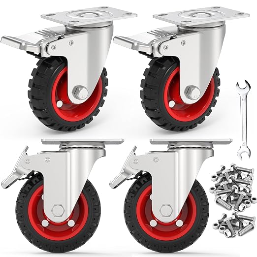 4 Inch Caster Wheels Heavy Duty - Image 7
