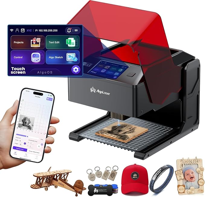 AlgoLaser 5W Smart Laser Engraver Machine: Portable Laser Engraver by AlgoLaser