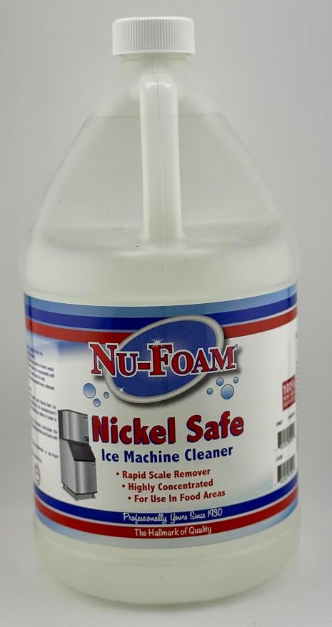 Nu-Foam Ice Machine Cleaner and Descaler, 32 fl oz, Nickel Safe, Compatible by Nu-Foam