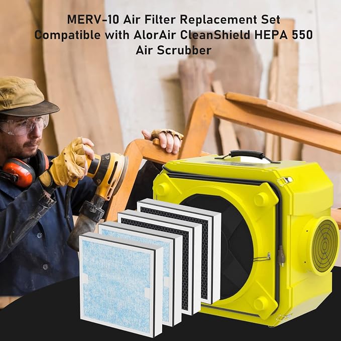 HEPA & Activated Carbon Filter Replacement Set Compatible - Image 4
