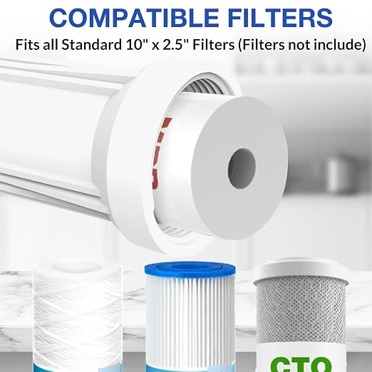 SimPure Whole House Water Filter Housing, Inline Water Filter - Image 5
